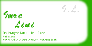 imre lini business card